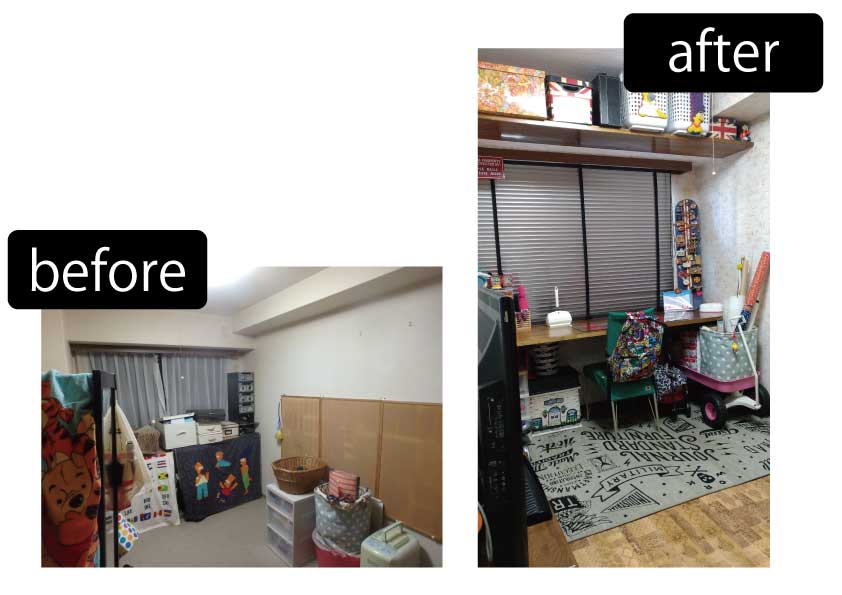 内装塗装施工例_Y様邸内装_3 壁紙・床すべてリフォームしました。