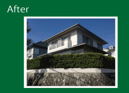 屋根塗装施工例_大阪府池田市K様邸 屋根塗装施工例_大阪府池田市K様邸